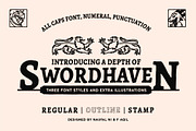 SWORDHAVEN - Extra Illustrations, a Serif Font by Blazing Sun Creative (Thumbnail 1 of 7)