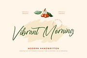 Vibrant Morning Modern Handwritten, a Script Font by Letterena Studios Script (Thumbnail 1 of 15)