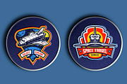 Space badge bundle, a Templates & Theme by DGIM studio (Thumbnail 6 of 9)