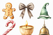 Neutral Christmas Clipart, an Illustration by Craft Nest (Thumbnail 4 of 6)