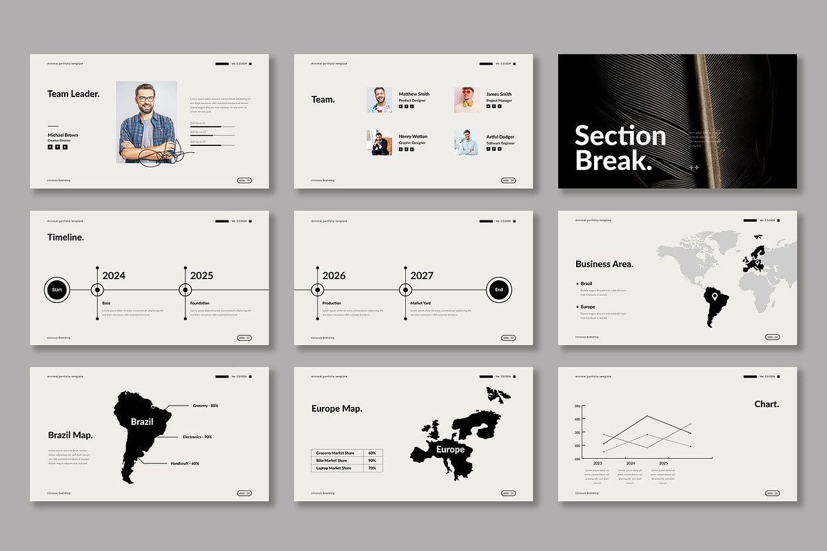Clean And Minimal Presentation PPT, a Presentation Template by Mighty-Slide (Photo 4 of 5)