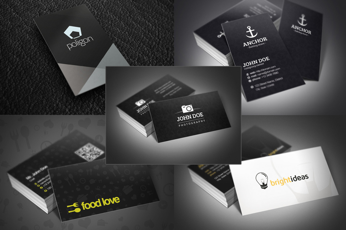 Mega Business Cards Bundle, a Business Card Template by Rafael Oliveira (Photo 6 of 6)