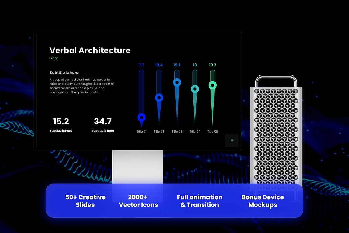 Data Visualization - Presentation, a Presentation Template by MNML Agency (Photo 3 of 57)