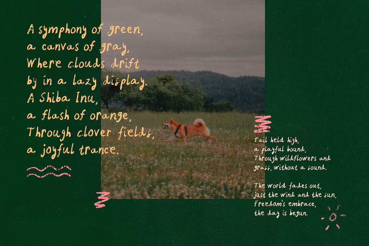 Handwritten Chalk Font Luna's Quill, a Handwritten Font by Perplexitics (Photo 3 of 10)