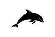 Dolphin Jumping Silhouette Vector bu, an Illustration by Designs_River (Thumbnail 16 of 48)