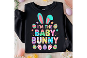 I’m the Baby Bunny Funny Easter Png, an Illustration by designcity5 (Thumbnail 2 of 9)