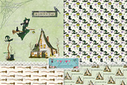 Vintage Halloween Scrap Kit (No-AI), a Pattern Graphic by MadeByAmaranta (Thumbnail 2 of 10)