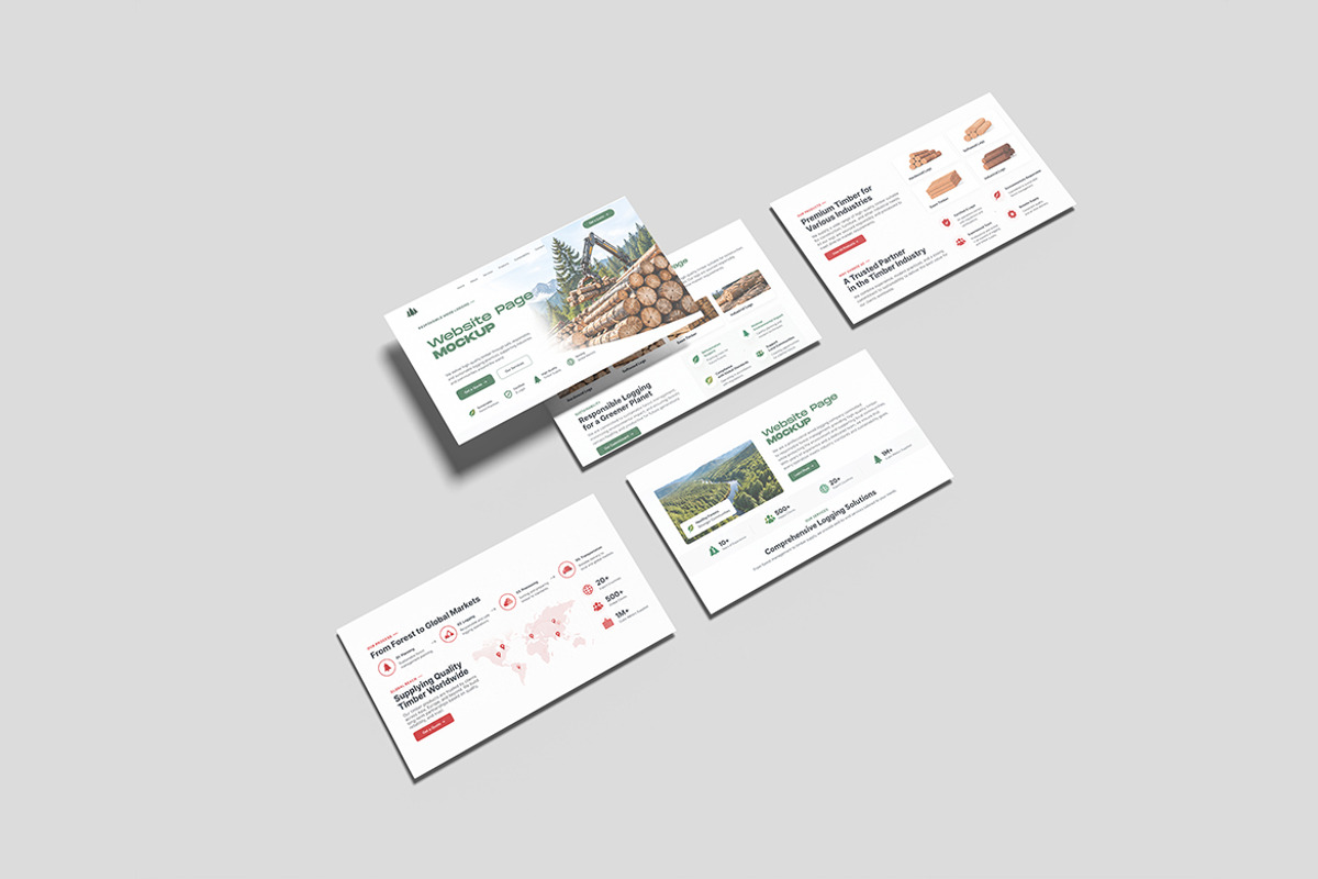 Clean Website Pages Mockup, a Mac Mockup by My Code Std (Photo 3 of 5)