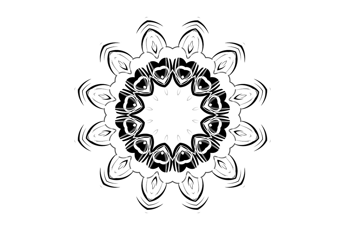 Elegant Mandala Line Art Collection, a Decorative Illustration by NJ Himel (Photo 101 of 101)