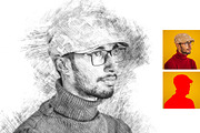 Modern Pencil Sketch PS Action, an Action Add-On by MRI STUDIO (Thumbnail 21 of 31)