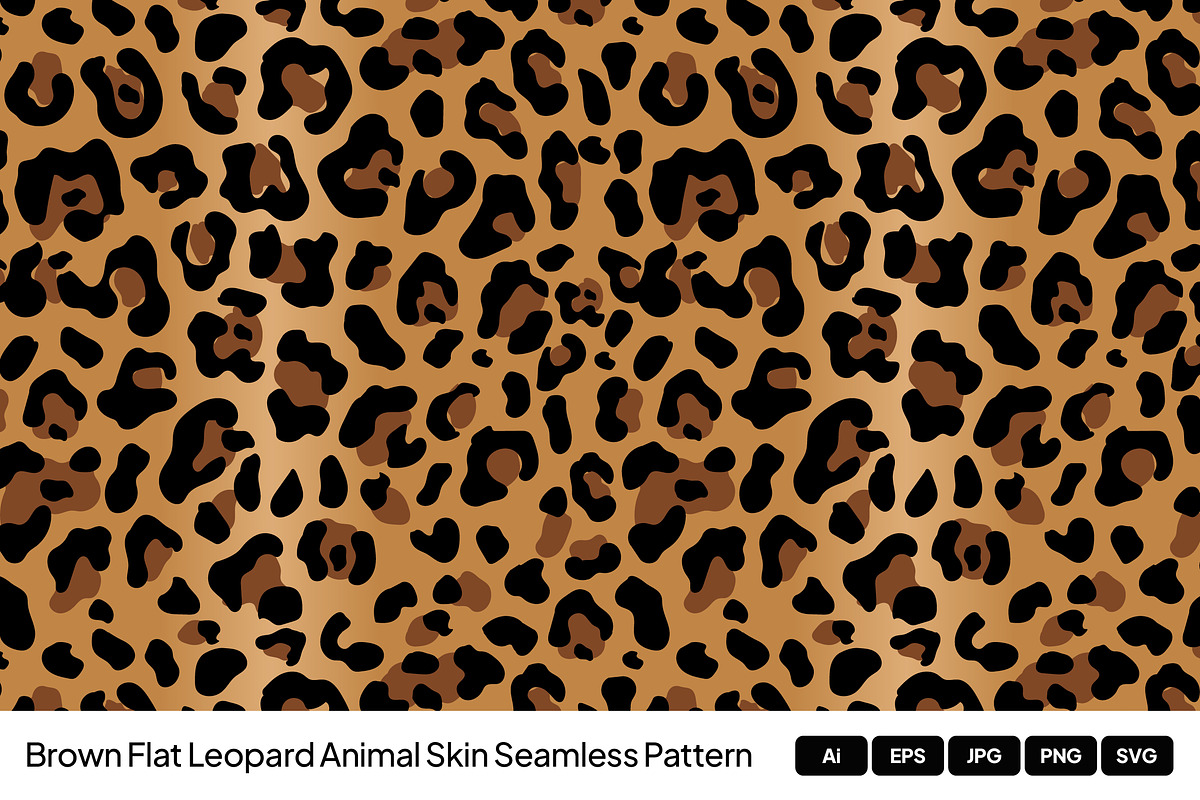 Leopard Animal Skin Pattern, a Pattern Graphic by graphicook