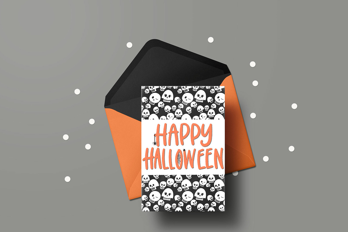 Halloween Procreate brush pack preview 7