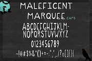 Maleficent Marquee Menacing Typeface, a Font by Lone Star I&D (Thumbnail 2 of 4)