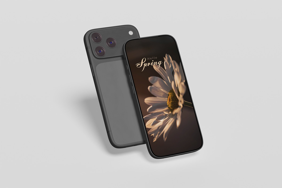 iPhone 17 Pro Max Mockup, an iPhone Mockup by kebunmockup (Photo 3 of 5)