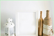 White & Gold Mock Up Bundle, a Print Template by Made By  Marisa (Thumbnail 8 of 8)
