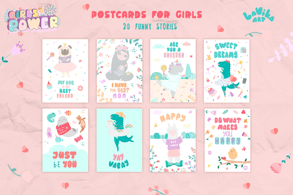 Girls power - character creator, a Person Illustration by LaVika (Photo 6 of 21)