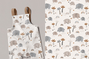 Safari Kids Pattern Collection