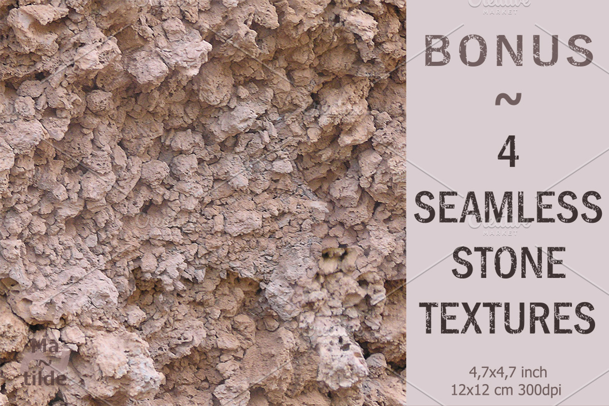 Stone Textures, a Texture Graphic by MatildeGraphics (Photo 8 of 9)