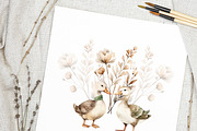 Watercolor Field Goose Collection, an Animal Illustration by Pati Paints (Thumbnail 11 of 12)