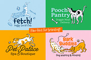 Dogs! Vector Clip Art Illustrations, an Animal Illustration by rouxsupplyco (Thumbnail 9 of 12)