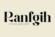 Ranfgih Stylish Serif Font, a Serif Font by Storytype Studio (Thumbnail 1 of 15)