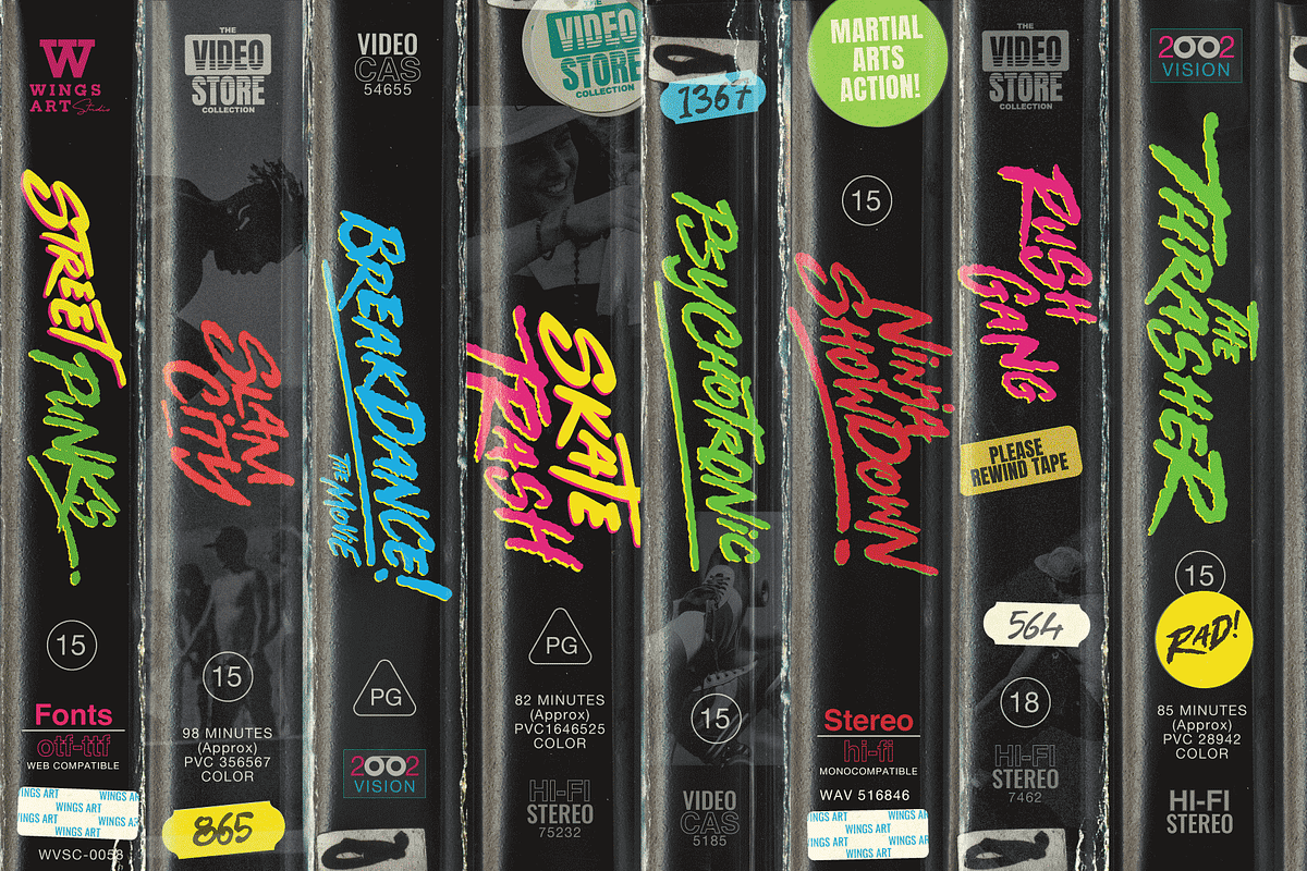 Street Punks: Retro Graffiti Font, a Handwritten Font by Wingsart Studio (Photo 2 of 16)