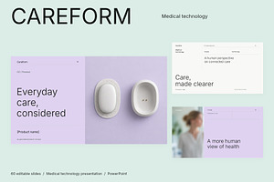 CAREFORM Medical Presentation, a Presentation Template by Oday Noon