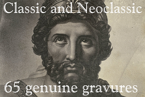 Classic and Neoclassic Gravures, a Decorative Illustration by Intellecta Design