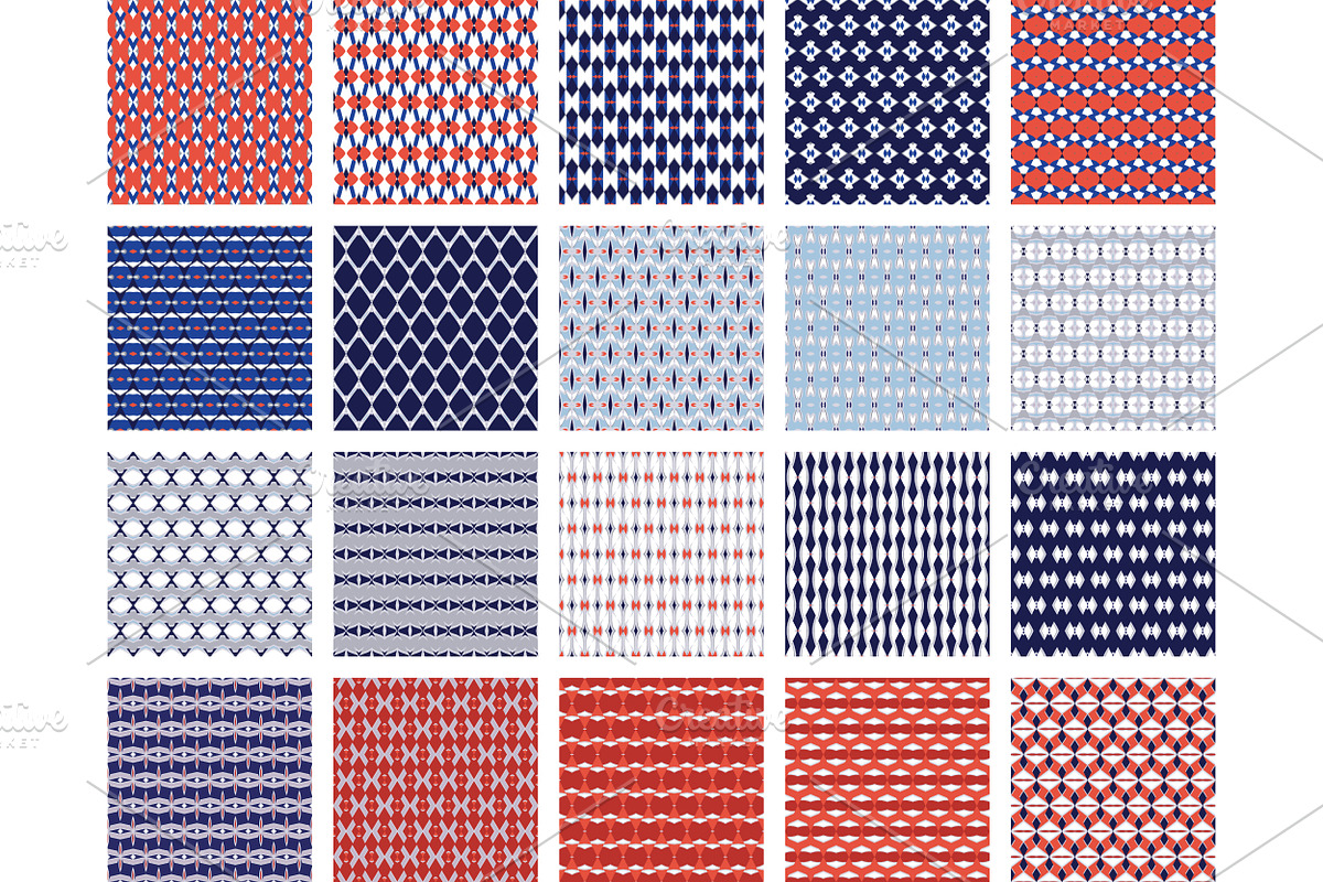 BADIA geometric seamless patterns., a Pattern Graphic by Peolla (Photo 9 of 10)