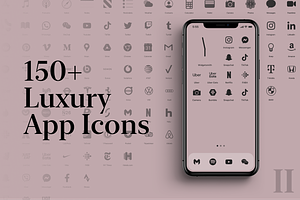 iOS 14 Luxury iPhone App Icons • I, an Icon by Homescreen Pro