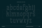 Floreste - Modern Wavy Serif, a Serif Font by Krakenbox Studio (Thumbnail 16 of 18)