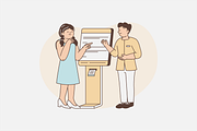 Customer Service Illustration, an Object Graphic by Jump Studio (Thumbnail 3 of 12)