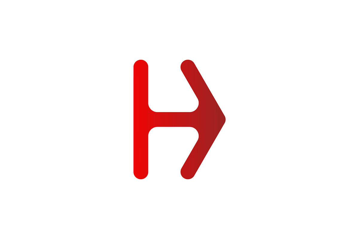 Letter H arrow logo icon design, a Branding & Logo Template by tmts