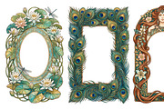 Watercolor Borders Clipart Set, an Object Graphic by RAHMAT (Thumbnail 11 of 15)