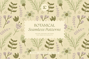 Botanical Seamless Patterns