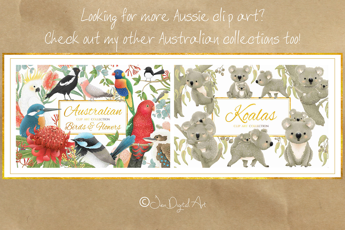 Australian Animals Collection, an Animal Illustration by Jen Digital Art (Photo 9 of 9)