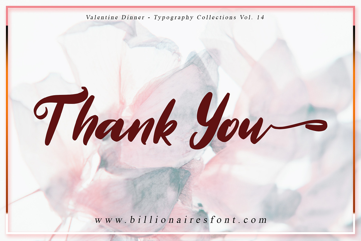 Valentine Dinner // Elegant Script, a Script Font by Aldedesign (Photo 10 of 10)
