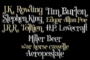 Romance Fatal Serif Pro, a Serif Font by Juan Casco (Thumbnail 3 of 3)