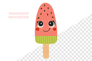 Cute Ice Cream Illustration, a Food Illustration by ⋒DesignECShop⋒ (Thumbnail 2 of 3)