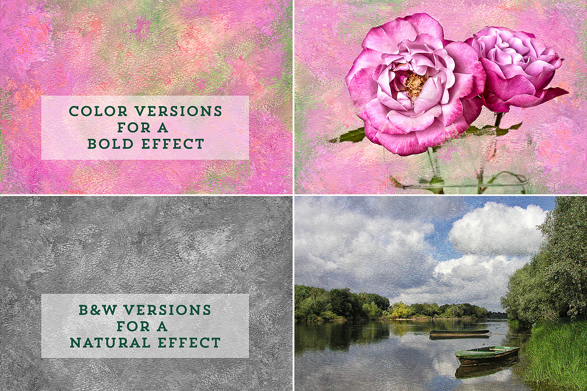 Spring Impasto Painted Textures, a Texture Graphic by French Kiss Collections (Photo 6 of 8)