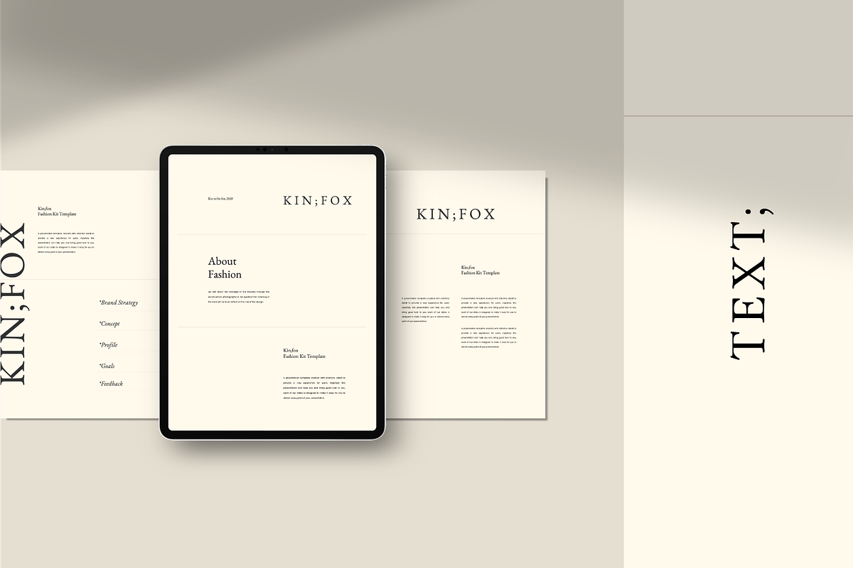 Kinfox - A4 Potrait Powerpoint, a Presentation Template by Dirtytemp Studio (Photo 5 of 8)