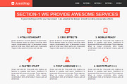 JuiceStrap flat parallax Bootstrap, a Websites & App Template by Bootstraptor (Thumbnail 2 of 5)