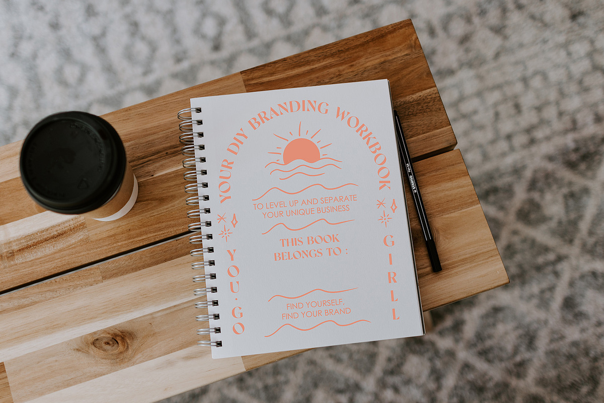 the diy branding workbook, a Templates & Theme by sandbarsipclub (Photo 2 of 5)