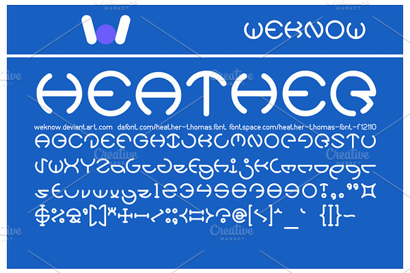 heather font preview 7
