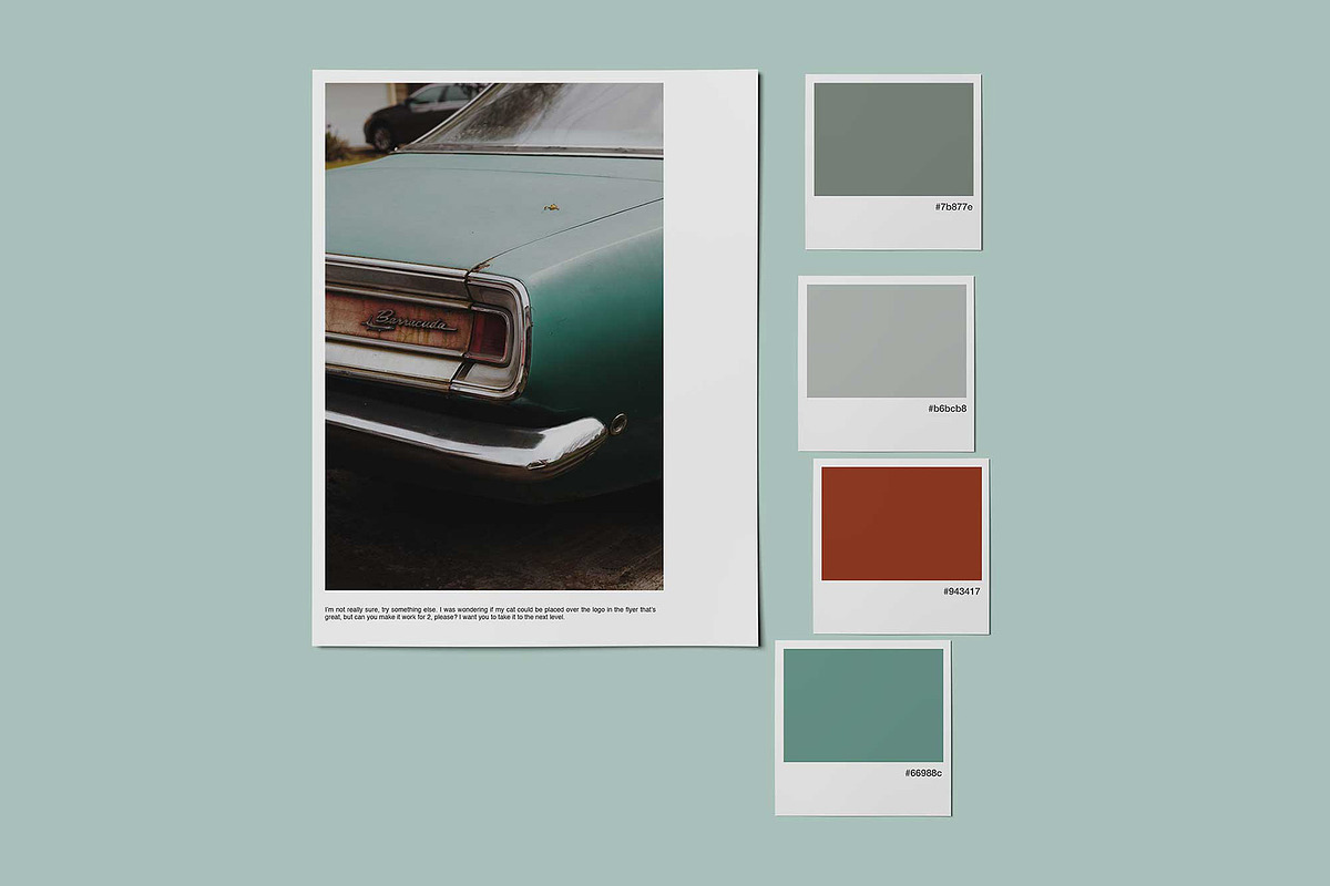 Moodboard Mockup, an Advertising Mockup by Graphic Pear (Photo 3 of 7)