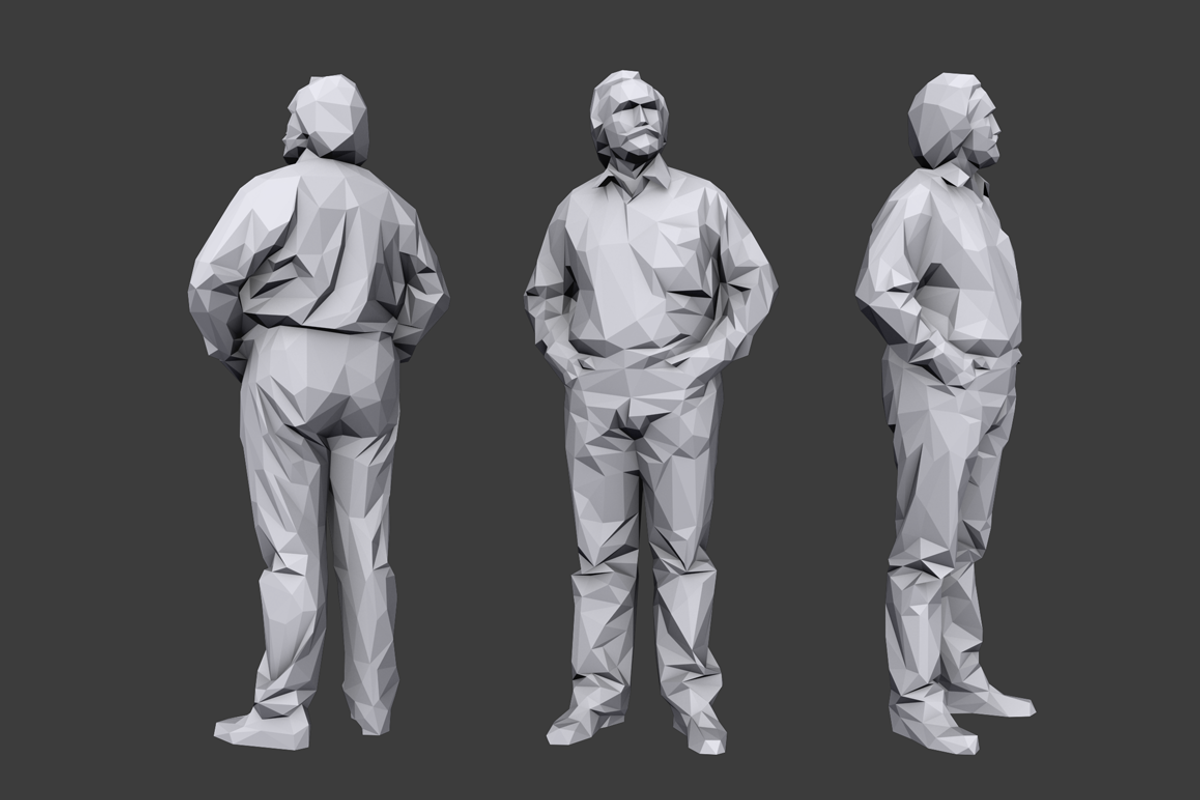 Lowpoly People Casual Pack Volume 6, a Characters & Person 3D Model by Kanistra Studio (Photo 9 of 9)
