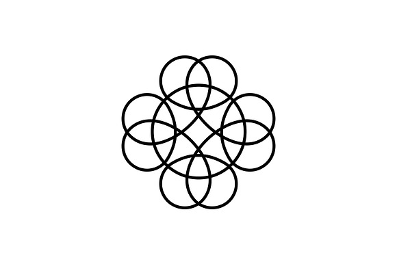 Abstract Geometric Line Art Logo preview 2