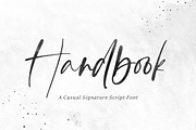 Handbook Handwritten Font, a Script Font by Letteralle Studios (Thumbnail 1 of 10)