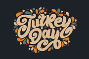 Thanksgiving Day stickers, a Poster Template by Anna's Lettering (Thumbnail 12 of 15)