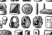 Smart Tech Gadgets Set, an Object Graphic by RT Studio (Thumbnail 2 of 4)
